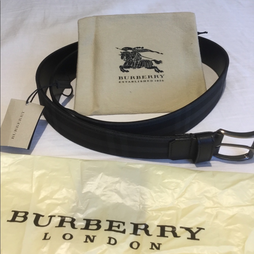 NWT Authentic Men’s Burberry Horseferry Check Belt